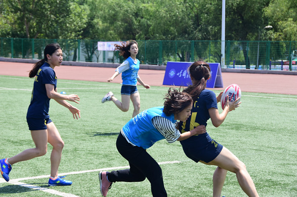 黑龙江省大学生橄榄球锦标赛在哈尔滨工程大学隆重举行