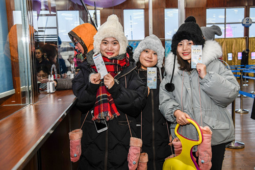 第十九届哈尔滨冰雪大世界试开园