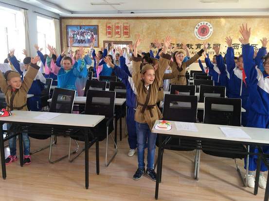 黑河中俄青少年活动中心举办第九届“春之声”交流活动
