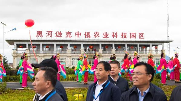 黑河市举行农业绿色发展示范区建设(逊克)现场会暨首届中国农民丰收节活动